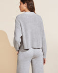 Recycled Sweater Cropped Cardigan
