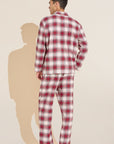 Mens Flannel Long PJ Set