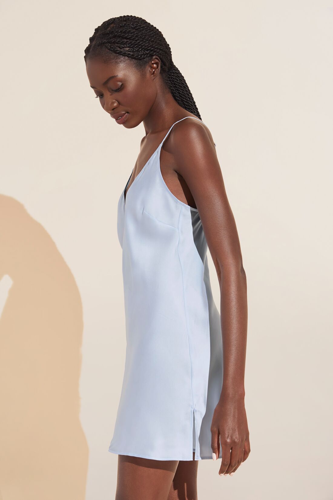 Fatou is 5'10" and wears a Small