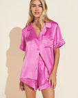 Inez Washable Silk Short PJ Set -
