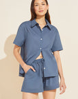 Organic Sandwashed Cotton Short PJ Set