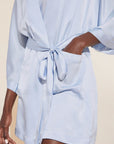 Inez Washable Silk Short Robe