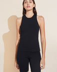 Pima Rib High Neck Tank