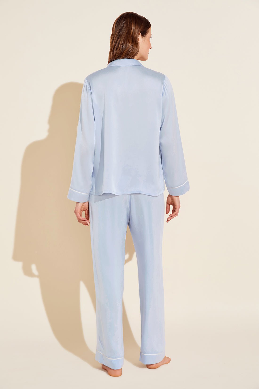 Inez Washable Silk Long PJ Set
