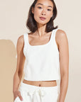 Recycled Boucle Cropped Tank