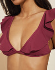 Graziela Textured Bikini Top