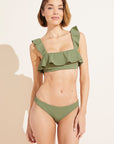 Jane Textured Bikini Top