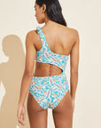 Ibiza Printed Textured One-Piece