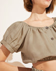 Harper Linen Top
