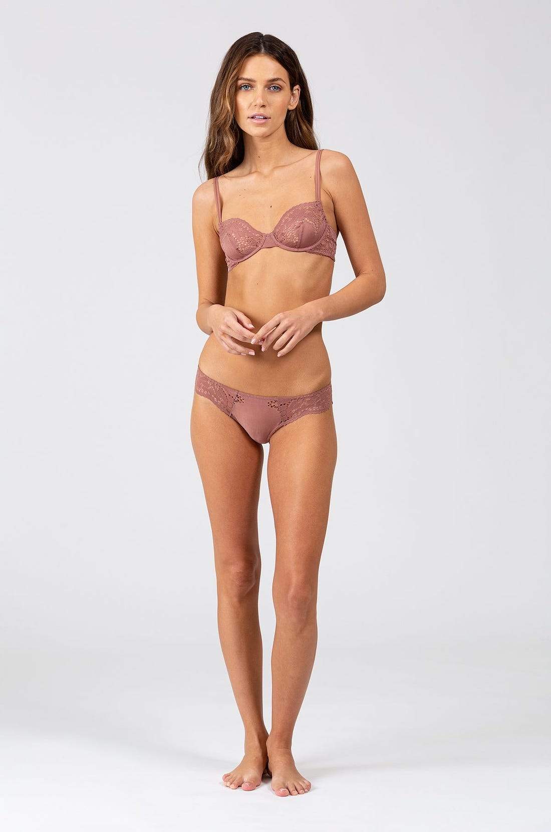 Beatrix Underwire Bra - Hazelnut