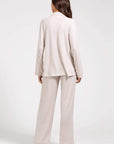 Bobby Brushed Knit Long PJ Set - Oatmeal Heather/Bellini