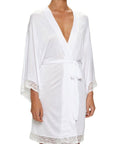 Colette Modal Robe - White