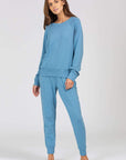 Blair French Terry Sweatshirt - Blue Shadow