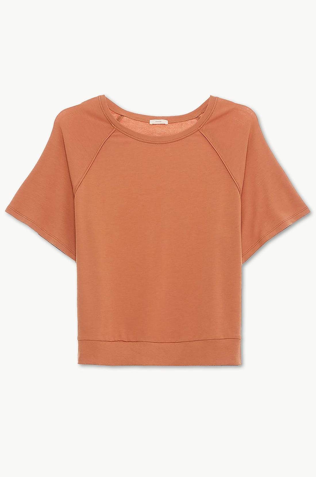 Blair French Terry Short Sleeve Top - Pecan