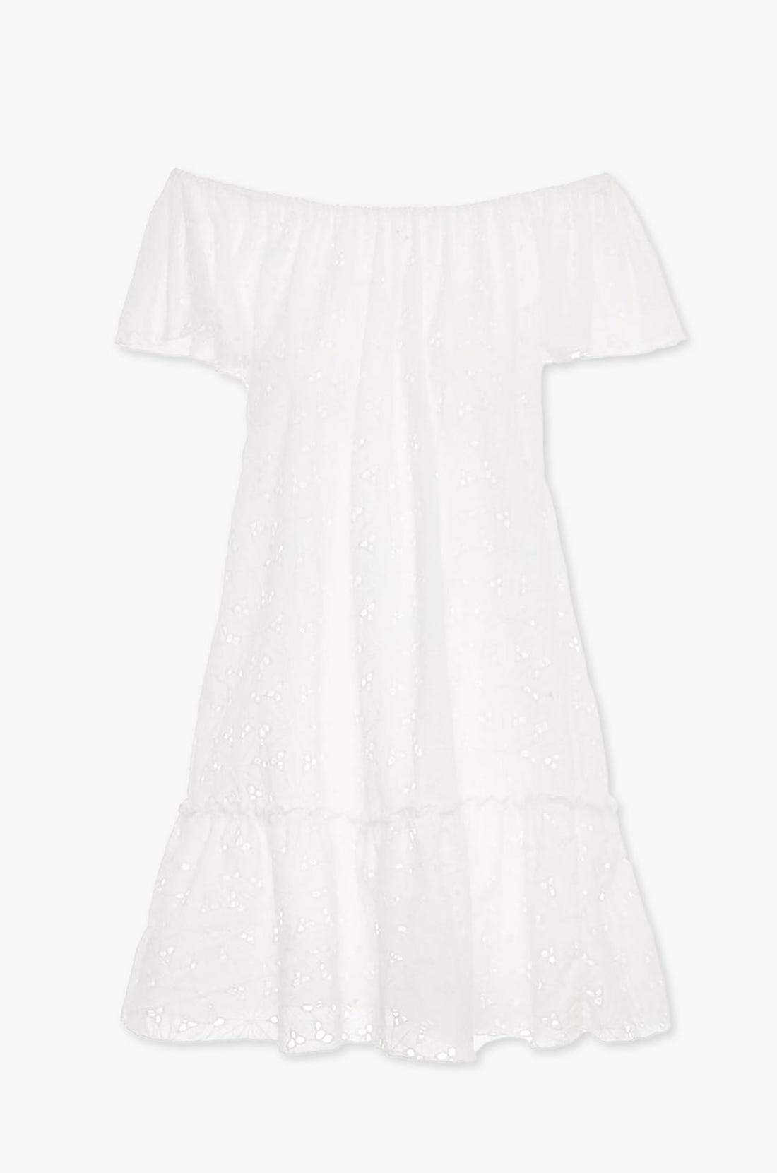 Beth Eyelet Cover-Up - White