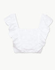 Claudine Cotton Beach Top - White