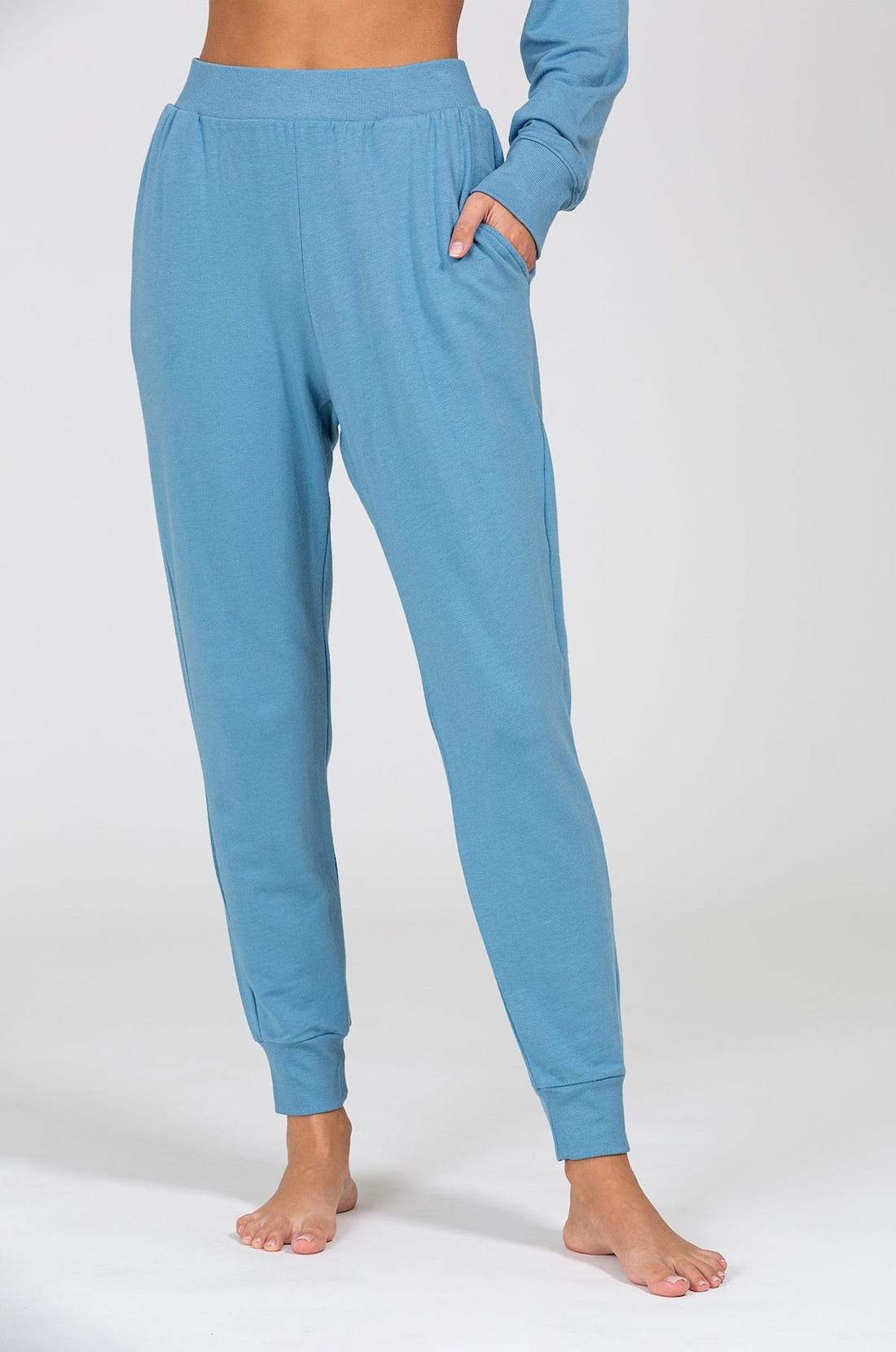 Blair French Terry Pant - Blue Shadow